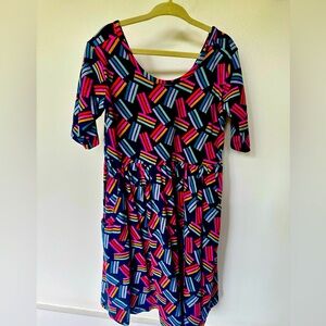 Hanna Andersson girls skater dress with pockets